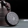 Black Obsidian Yin Yang Strength Necklace Black Obsidian Yin Yang Strength Necklace