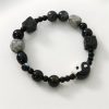 Black Onyx Protection Bracelet with Picasso Jasper Black Onyx Protection Bracelet with Picasso Jasper