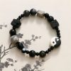 Black Onyx Protection Bracelet with Picasso Jasper Black Onyx Protection Bracelet with Picasso Jasper