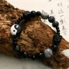 Black Onyx Protection Bracelet with Picasso Jasper Black Onyx Protection Bracelet with Picasso Jasper