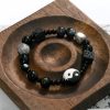Black Onyx Protection Bracelet with Picasso Jasper Black Onyx Protection Bracelet with Picasso Jasper