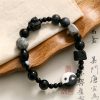 Black Onyx Protection Bracelet with Picasso Jasper Black Onyx Protection Bracelet with Picasso Jasper