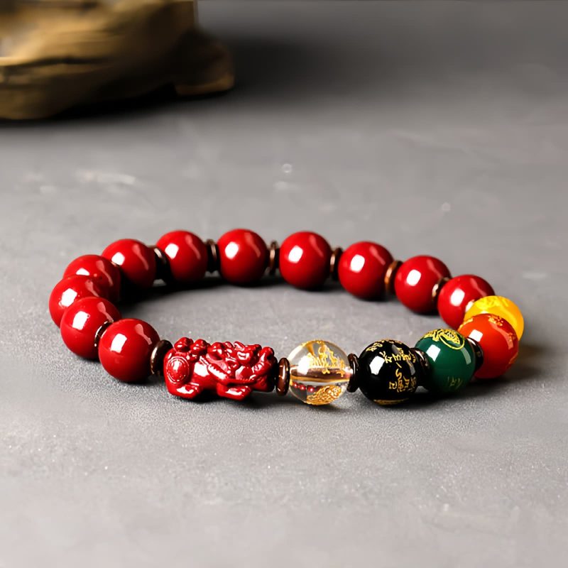 Cinnabar PiXiu Wealth Protection Bracelet Cinnabar PiXiu Wealth Protection Bracelet