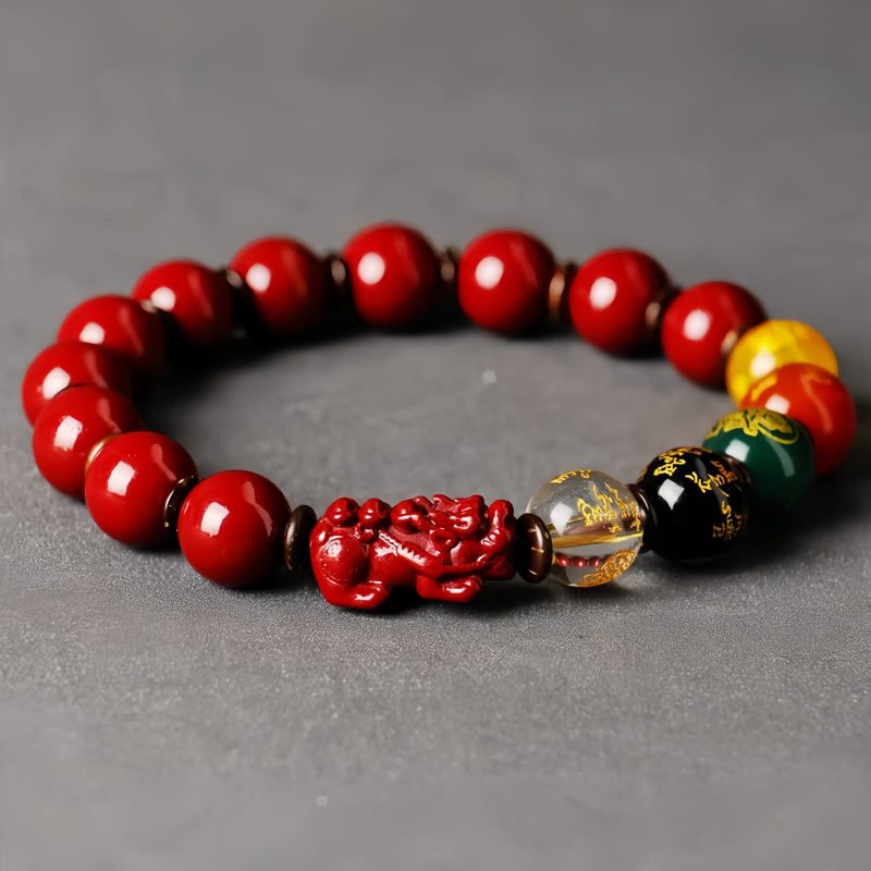 Cinnabar PiXiu Wealth Protection Bracelet Cinnabar PiXiu Wealth Protection Bracelet