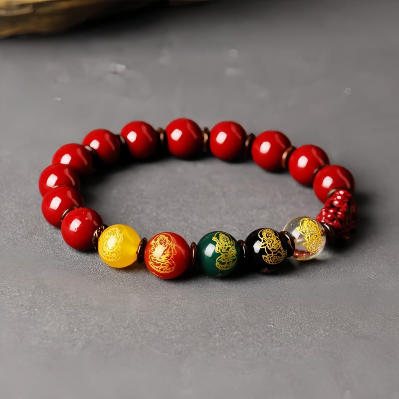 Cinnabar PiXiu Wealth Protection Bracelet Cinnabar PiXiu Wealth Protection Bracelet