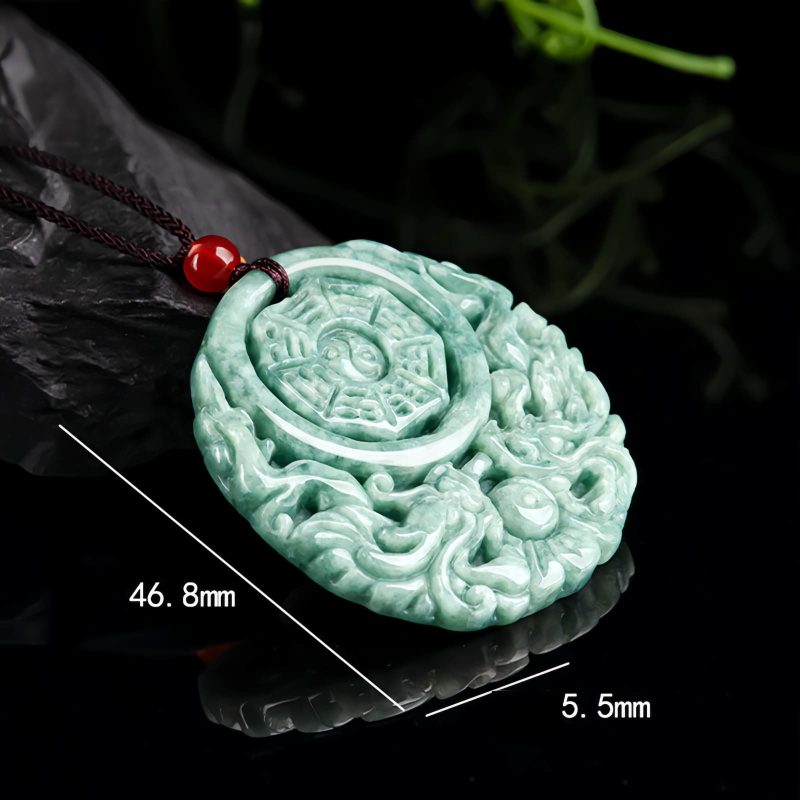 Dragon Jade Yin Yang Balance Necklace Dragon Jade Yin Yang Balance Necklace