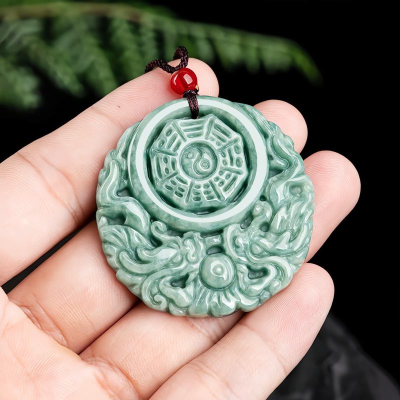 Dragon Jade Yin Yang Balance Necklace Dragon Jade Yin Yang Balance Necklace