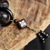 Ebony Wood Yin Yang Engraved Gourd Balance Bracelet Ebony Wood Yin Yang Engraved Gourd Balance Bracelet