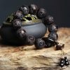 Ebony Wood Yin Yang Engraved Gourd Balance Bracelet Ebony Wood Yin Yang Engraved Gourd Balance Bracelet