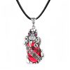 Garnet PiXiu Wealth Luck Necklace Garnet PiXiu Wealth Luck Necklace