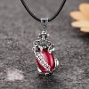 Garnet PiXiu Wealth Luck Necklace Garnet PiXiu Wealth Luck Necklace