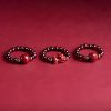 Garnet PiXiu Om Mani Padme Hum Ring Garnet PiXiu Om Mani Padme Hum Ring