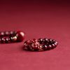 Garnet PiXiu Om Mani Padme Hum Ring Garnet PiXiu Om Mani Padme Hum Ring