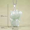 Jade Fortune Cat Prosperity Pendant Necklace Jade Fortune Cat Prosperity Pendant Necklace
