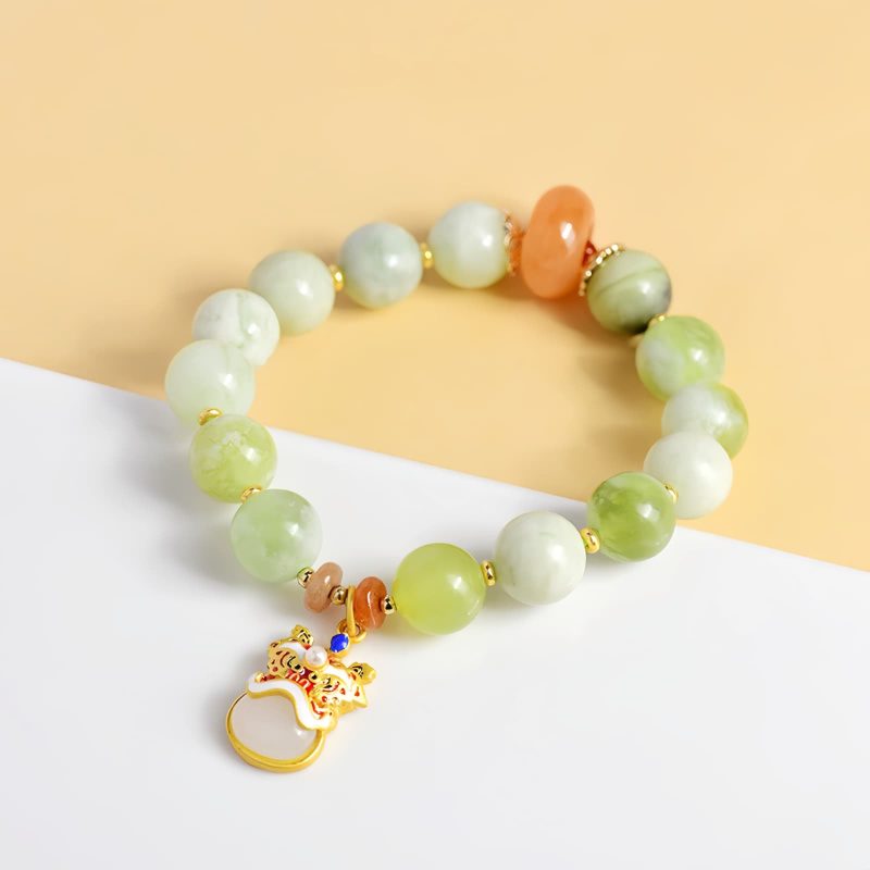 Natural Jade Prosperity Lion Bracelet Natural Jade Prosperity Lion Bracelet