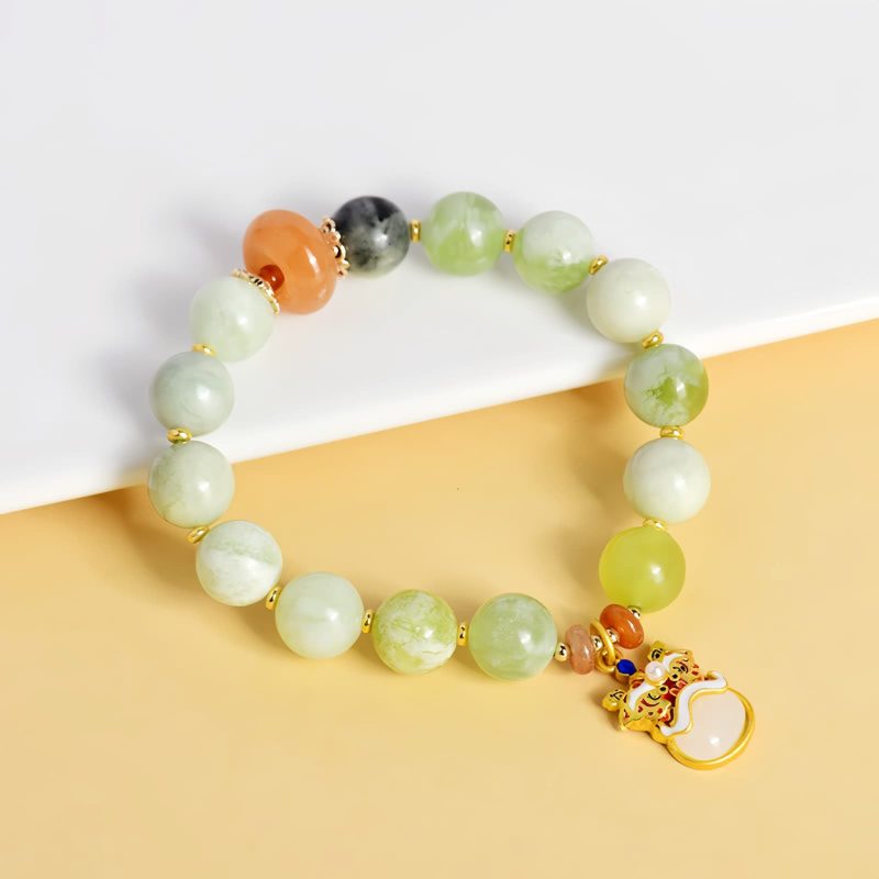 Natural Jade Prosperity Lion Bracelet Natural Jade Prosperity Lion Bracelet