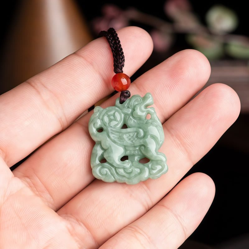 Jade PiXiu Wealth Pendant Necklace Jade PiXiu Wealth Pendant Necklace