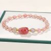 Moonstone Tourmaline Healing Bracelet with PiXiu Moonstone Tourmaline Healing Bracelet with PiXiu