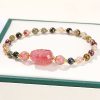 Moonstone Tourmaline Healing Bracelet with PiXiu Moonstone Tourmaline Healing Bracelet with PiXiu