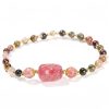 Moonstone Tourmaline Healing Bracelet with PiXiu Moonstone Tourmaline Healing Bracelet with PiXiu