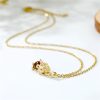 Natural Garnet Pixiu Fortune Necklace Natural Garnet Pixiu Fortune Necklace