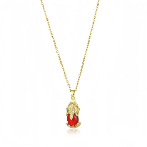 Natural Garnet Pixiu Fortune Necklace Natural Garnet Pixiu Fortune Necklace