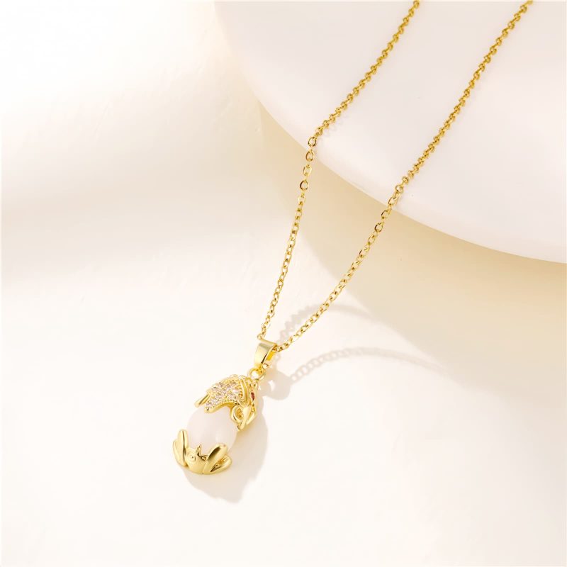 Natural Garnet Pixiu Fortune Necklace Natural Garnet Pixiu Fortune Necklace