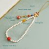 Natural Pearl Cinnabar Healing Phone Decoration Natural Pearl Cinnabar Healing Phone Decoration