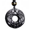Obsidian Wealth Pixiu Pendant Necklace Obsidian Wealth Pixiu Pendant Necklace
