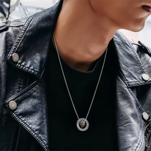 Collar de Riqueza PiXiu en Cobre con Diseño Giratorio