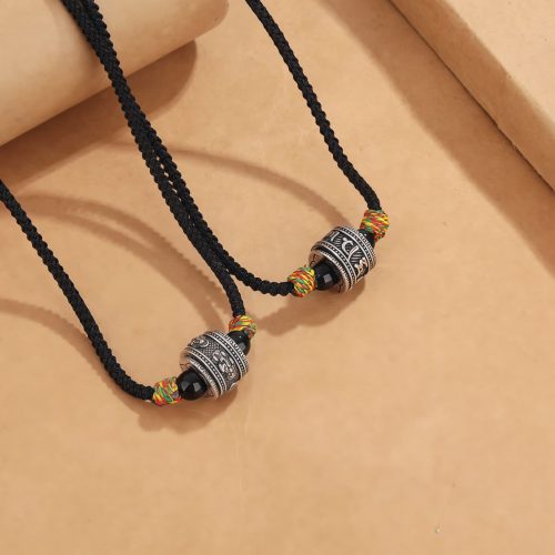 チベット 六字真言・貔貅（ヒキュウ） 銅製ネックレス