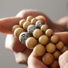 Tibet Peach Wood Cinnabar Bagua Wealth Bracelet Tibet Peach Wood Cinnabar Bagua Wealth Bracelet