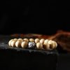 Tibet Peach Wood Cinnabar Bagua Wealth Bracelet Tibet Peach Wood Cinnabar Bagua Wealth Bracelet