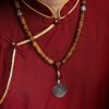 Pulsera Mala Tibetana de 108 Cuentas en Hueso de Yak, Dzi y PiXiu Tibetan 108 Mala Yak Bone Dzi PiXiu Bracelet