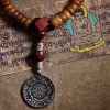 Pulsera Mala Tibetana de 108 Cuentas en Hueso de Yak, Dzi y PiXiu Tibetan 108 Mala Yak Bone Dzi PiXiu Bracelet