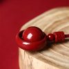 Tibetan Cinnabar Om Mani Padme Hum Pendant Necklace Tibetan Cinnabar Om Mani Padme Hum Pendant Necklace