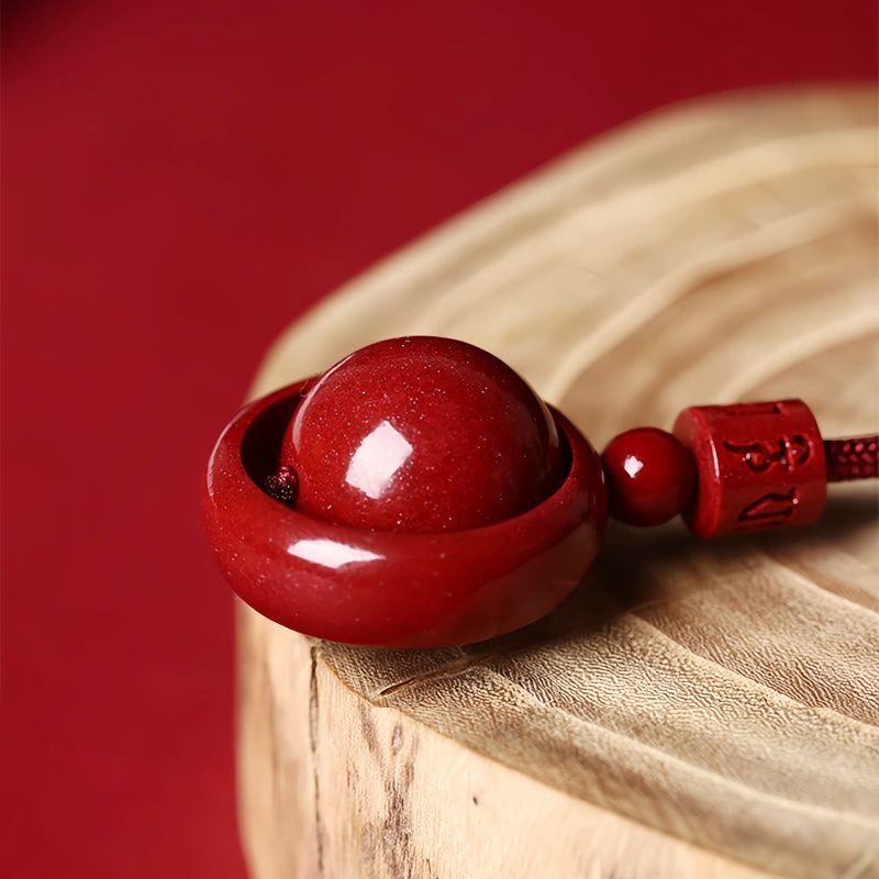 Tibetan Cinnabar Om Mani Padme Hum Pendant Necklace Tibetan Cinnabar Om Mani Padme Hum Pendant Necklace