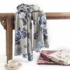 Tibetan Polyester Rose Print Shawl Tibetan Polyester Rose Print Shawl