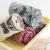 Tibetan Polyester Rose Print Shawl Tibetan Polyester Rose Print Shawl