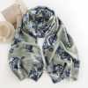 Tibetan Polyester Rose Print Shawl Tibetan Polyester Rose Print Shawl
