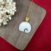 White Jade Elephant Luck Pendant Necklace White Jade Elephant Luck Pendant Necklace