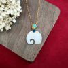 White Jade Elephant Luck Pendant Necklace White Jade Elephant Luck Pendant Necklace