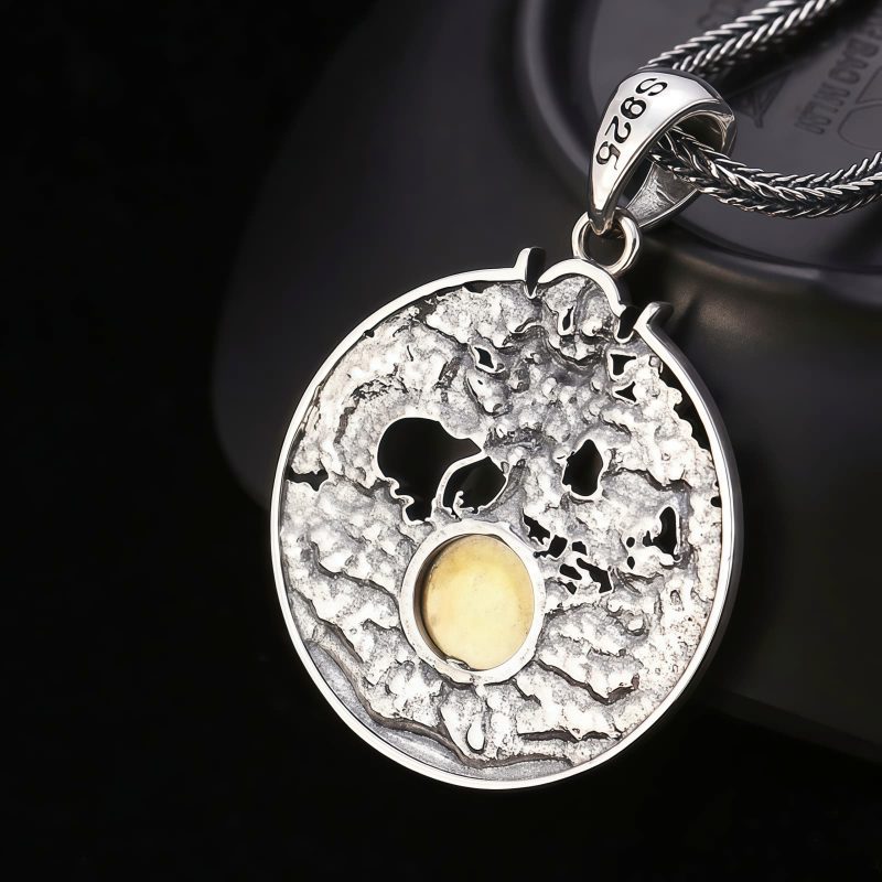 Yin Yang Bagua Copper Pendant Necklace Yin Yang Bagua Copper Pendant Necklace