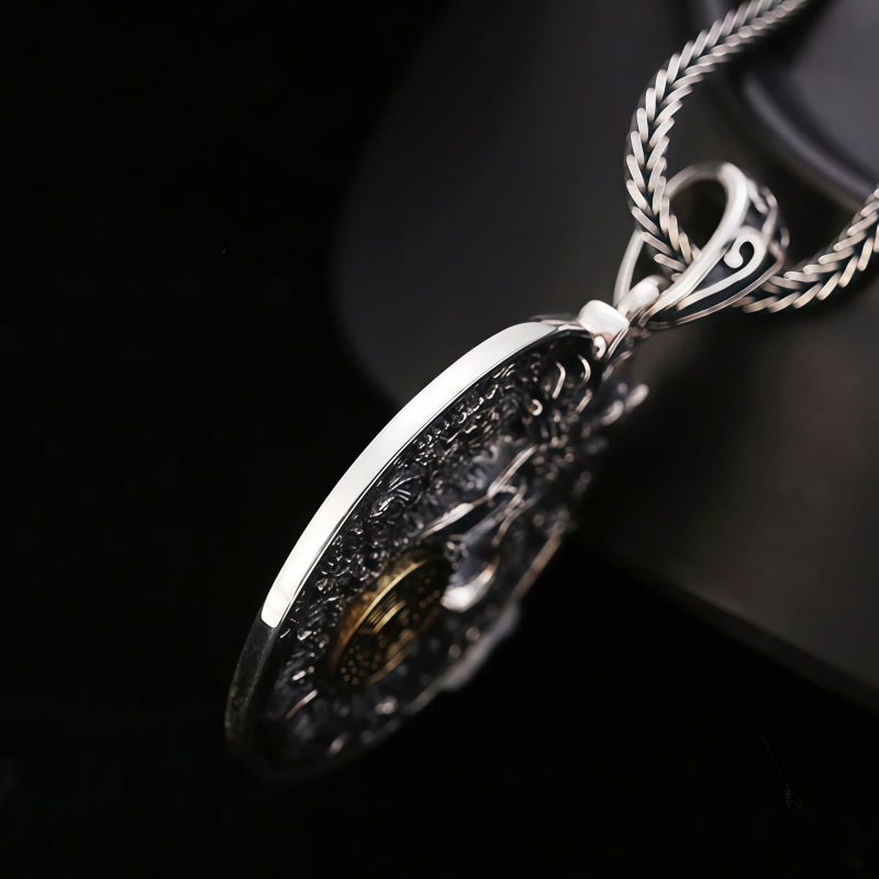 Yin Yang Bagua Copper Pendant Necklace Yin Yang Bagua Copper Pendant Necklace