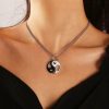 Yin Yang Alloy Couple Necklace Yin Yang Alloy Couple Necklace