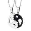 Yin Yang Alloy Couple Necklace Yin Yang Alloy Couple Necklace