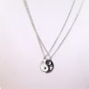 Yin Yang Alloy Couple Necklace Yin Yang Alloy Couple Necklace