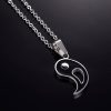 Yin Yang Alloy Couple Necklace Yin Yang Alloy Couple Necklace