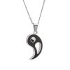 Yin Yang Alloy Couple Necklace Yin Yang Alloy Couple Necklace