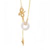 925 Silver Chalcedony Snake Rose Harmony Necklace Pendant 925 Silver Chalcedony Snake Rose Harmony Necklace Pendant